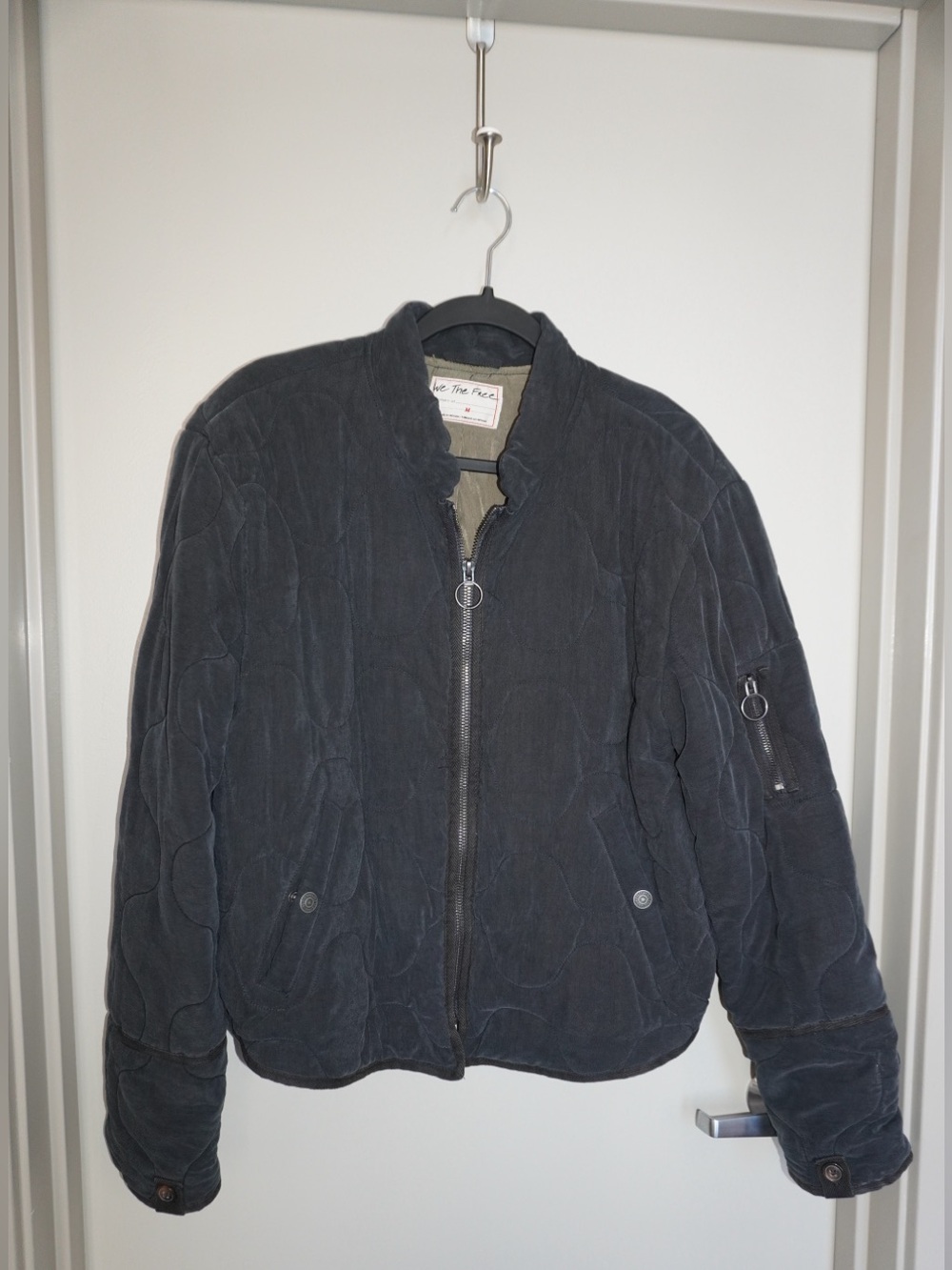 Free People Black Aura Liner Jacket